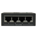 StarTech.com POEINJ4G network extender Network transmitter Black