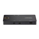 StarTech.com C2-H46-UC2-PD-KVM KVM switch Black