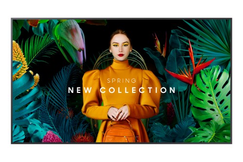 Samsung QM43C Digital signage flat panel 43" LCD Wi-Fi 500 cd/m² 4K Ultra HD Black Built-in processor Tizen 7.0 24/7