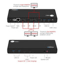 Siig JU-DK0811-S1 laptop dock/port replicator Wired USB 3.2 Gen 1 (3.1 Gen 1) Type-C Black