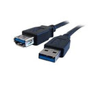 Comprehensive 10ft. USB 3.0 A m/f USB cable USB 3.2 Gen 1 (3.1 Gen 1) 119.7" (3.04 m) USB A Black