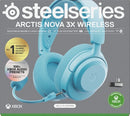 Steelseries Arctis Nova 3X Headset Wireless Head-band Music/Everyday Bluetooth Aqua color