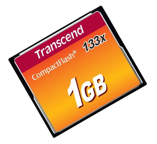 Transcend 1 GB CF 133x CompactFlash MLC
