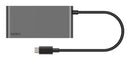Belkin AVC022FQSGY interface hub USB Type-C 5000 Mbit/s Gray