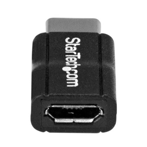 StarTech.com USB2CUBADP cable gender changer USB 2.0 Type-C USB 2.0 Micro-B Black