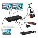 Siig JU-DK0811-S1 laptop dock/port replicator Wired USB 3.2 Gen 1 (3.1 Gen 1) Type-C Black