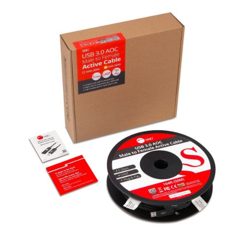 Siig CB-US0U11-S1 USB cable USB 3.2 Gen 1 (3.1 Gen 1) 1181.1" (30 m) USB A Black