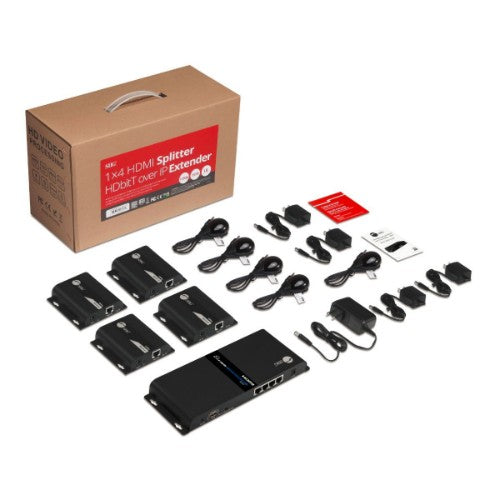 Siig CE-H26V11-S1 AV extender AV transmitter & receiver Black