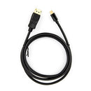 Rocstor Y10C165-B1 video cable adapter 70.9" (1.8 m) Mini DisplayPort DisplayPort Black