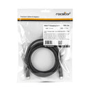 Rocstor Y10C289-B1 USB cable USB 2.0 118.1" (3 m) USB C Black