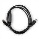 Rocstor Y10C851-B1 serial cable Black 119.7" (3.04 m) USB Type-A RJ-45