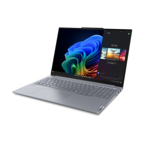 Lenovo ThinkBook 16 G7 QOY Copilot+ PC Qualcomm Snapdragon X1P-42-100 Laptop 16" WUXGA 16 GB LPDDR5x-SDRAM 512 GB SSD Wi-Fi 7 (802.11be) Windows 11 Pro English Gray