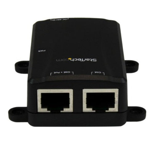 StarTech.com POEINJ1G PoE adapter Fast Ethernet, Gigabit Ethernet 48 V