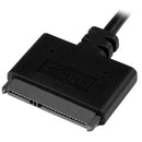 StarTech.com USB312SAT3CB cable gender changer USB 3.1 A SATA 7+15 pin Black