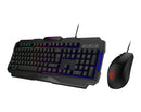 MSI FORGE GK100 COMBO US keyboard Mouse included Gaming USB QWERTY US English Black