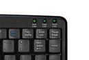 Adesso SlimTouch 410 keyboard Universal USB QWERTY US English Black