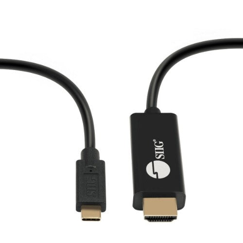 Siig CB-TC0J11-S1 video cable adapter 78.7" (2 m) HDMI USB-C Black