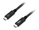 Siig CB-TC0E11-S1 USB cable USB 3.2 Gen 2 (3.1 Gen 2) 39.4" (1 m) USB C Black