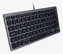 Macally UCSLIMKEYCSG keyboard Universal USB QWERTY English Gray