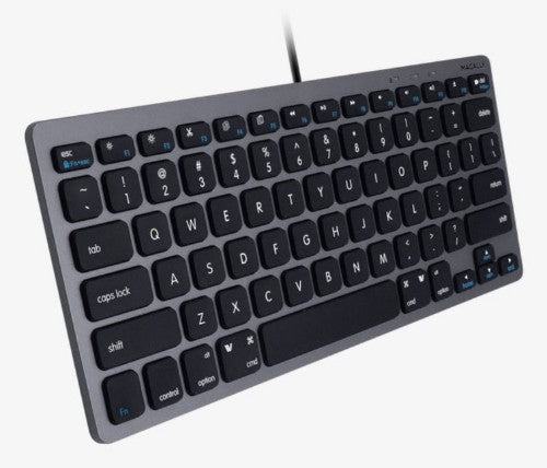 Macally UCSLIMKEYCSG keyboard Universal USB QWERTY English Gray