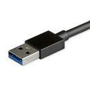 StarTech.com HB30A4AIB interface hub USB 3.2 Gen 1 (3.1 Gen 1) Type-A 5000 Mbit/s Black