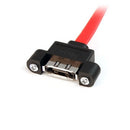 StarTech.com ESATAPNLFM1 SATA cable 118.1" (3 m) eSATA Red