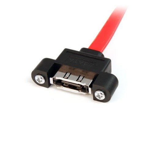 StarTech.com ESATAPNLFM1 SATA cable 118.1" (3 m) eSATA Red