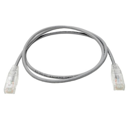 Tripp Lite N201-S02-GY networking cable Gray 24" (0.61 m) Cat6 U/UTP (UTP)