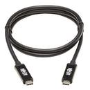 Tripp Lite MTB3-01M-5A-AB Thunderbolt cable 39.4" (1 m) 40 Gbit/s Black