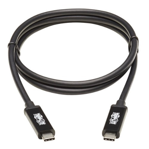 Tripp Lite MTB3-01M-5A-AB Thunderbolt cable 39.4" (1 m) 40 Gbit/s Black