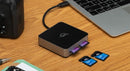 OWC Atlas card reader USB 3.2 Gen 2 (3.1 Gen 2) Type-C Black