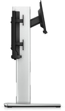 DELL MFS22 27" Desk Silver, Black