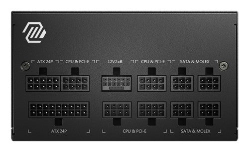 MSI MAG A750GL PCIE5 II power supply unit 750 W 20+4 pin ATX ATX Black