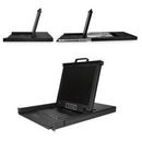 StarTech.com RKCONS1708K rack console 17" 1280 x 1024 pixels Steel Black 1U