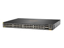 HPE Aruba Networking Aruba 6300F 48-port 1GbE Class 4 PoE & 4-port SFP56 Managed L3 Gigabit Ethernet (10/100/1000) Power over Ethernet (PoE) 1U Gray