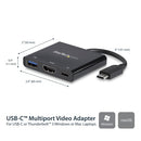 StarTech.com CDP2HDUACP laptop dock/port replicator Wired USB 3.2 Gen 1 (3.1 Gen 1) Type-C Black