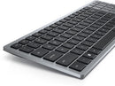 DELL KB740 keyboard Office RF Wireless + Bluetooth QWERTY English Gray, Black