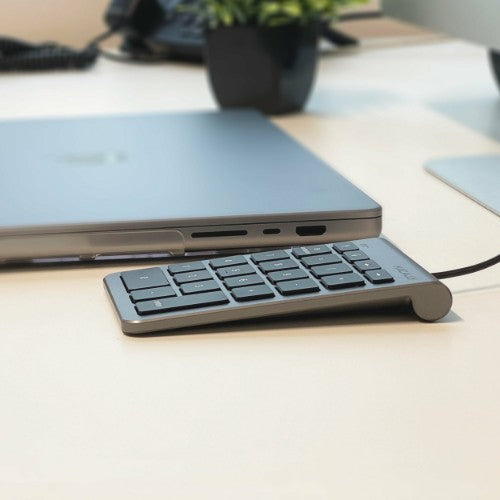 Macally UCNUMKEY22SG numeric keypad Laptop/PC USB Black, Gray