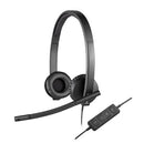 Logitech USB Headset H570e Wired Head-band Office/Call center Black