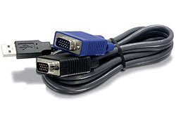 Trendnet 1.8m USB/VGA KVM cable Black 70.9" (1.8 m)