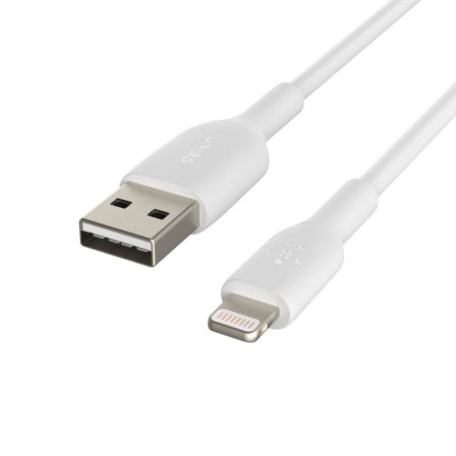 Belkin CAA001BT1MWH2PK lightning cable 39.4" (1 m) White