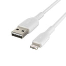 Belkin CAA001BT1MWH2PK lightning cable 39.4" (1 m) White