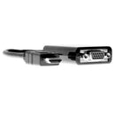 Rocstor Y10C120-B1 video cable adapter 5.91" (0.15 m) VGA (D-Sub) HDMI Type A (Standard) Black