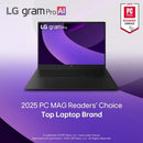 LG Gram Pro 16Z90TP-K.AAW4U1 laptop Intel Core Ultra 7 255H 16" WQXGA+ 16 GB LPDDR5x-SDRAM 1 TB SSD Wi-Fi 7 (802.11be) Windows 11 Home White