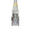 StarTech.com NLGR-6IN-CAT6A-PATCH networking cable Gray 7.87" (0.2 m) S/FTP (S-STP)