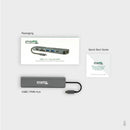 Plugable Technologies USBC-7IN1E laptop dock/port replicator Wired USB 3.2 Gen 1 (3.1 Gen 1) Type-C Black