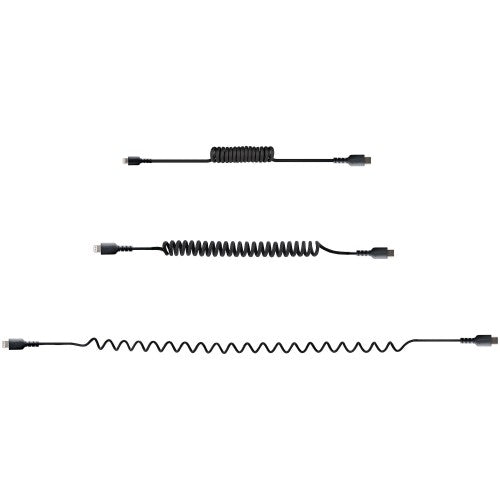 StarTech.com RUSB2CLT50CMBC lightning cable 19.7" (0.5 m) Black