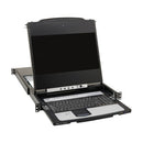 Tripp Lite B030-DP08-17D KVM switch Rack mounting Black