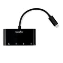 Rocstor Y10A251-B1 laptop dock/port replicator USB 3.2 Gen 1 (3.1 Gen 1) Type-C Black