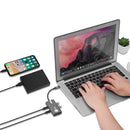 Siig JU-H40G11-S1 interface hub USB 3.2 Gen 2 (3.1 Gen 2) Type-C 10000 Mbit/s Gray